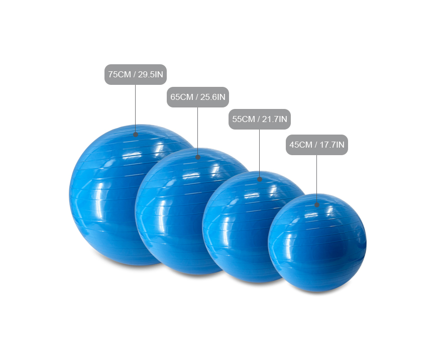 PVC Yoga ball Ehersisyo Fitness bola (4)