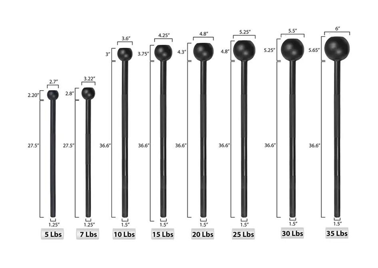 Round Head Steel Macebell (1)